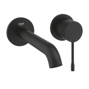 وش خلاط حوض ايسانس فانتوم بلاك مط ١٨ سم